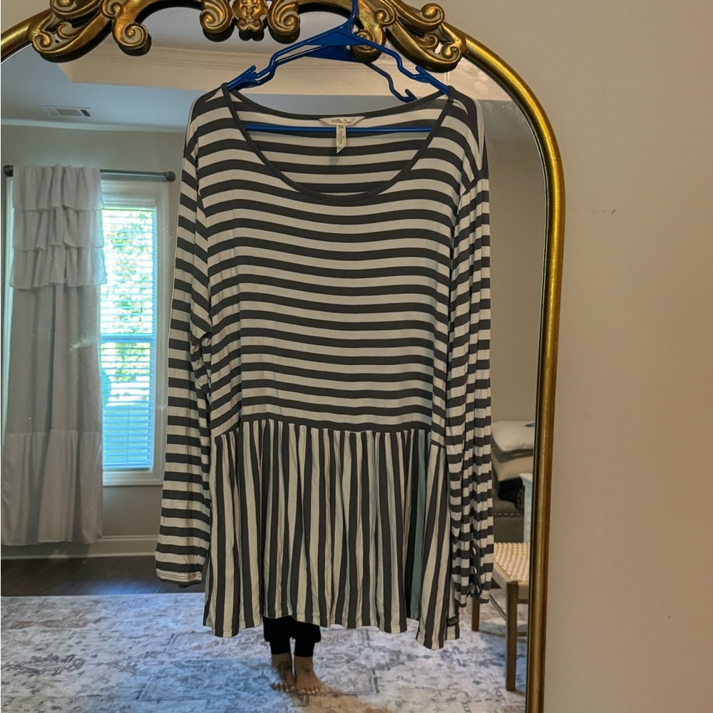 Matilda Jane striped top- size xxl